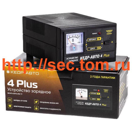 Зарядное устройство автомобильных АКБ Кедр-Авто 4 plus