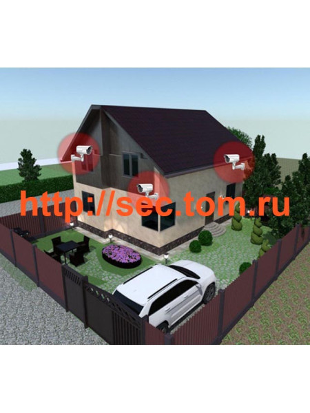 Видеонаблюдение в загородном доме